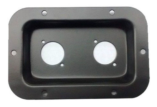 Bornera Bafle Metalica Rectangular Para 2 Speak On Hembr Gbr 0