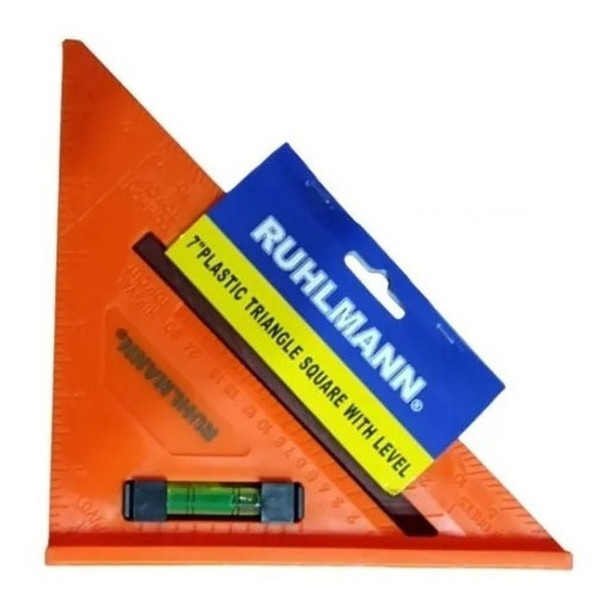 Escuadra Multiangulo Speed Sombrero Plastico Nivel Ruhlmann 0