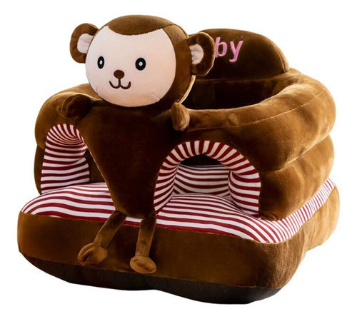 Assento Para Bebê Infantil Macio Fofinho Macaco 0