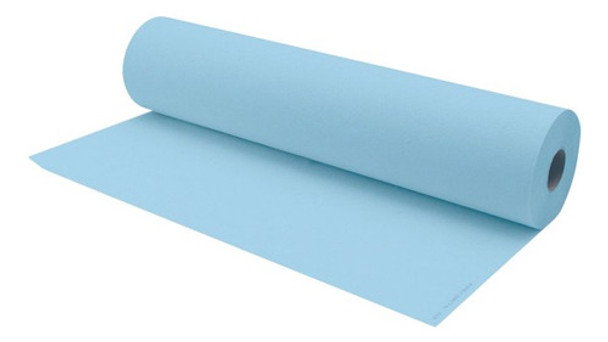 Rollo Papel Camilla Economico Celeste 40cm. Serviciopapelero 0