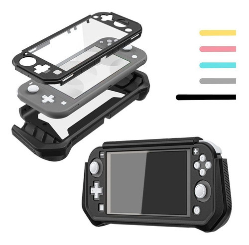 Funda Protectora Para Nintendo Switch Lite - Negro. 0