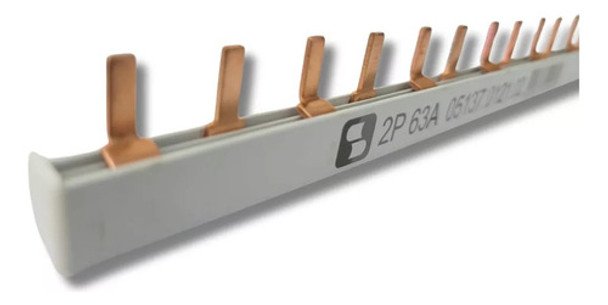 Barramento Tipo Pente Bipolar 12 Pinos 63a 1 Unidade 0 Barramento Tipo Pente Bipolar 12 Pinos 63a 1 Unidade 0