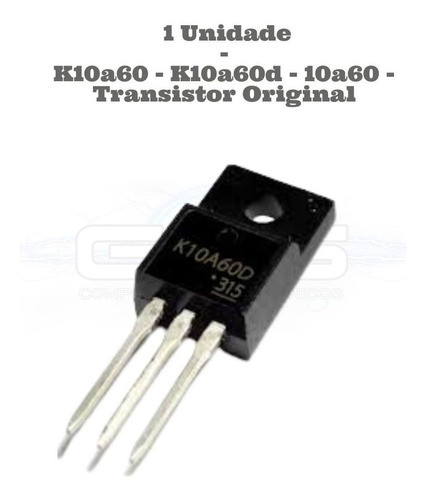 K10a60 - K10a60d -  10a60 - Transistor Original Unidade 0