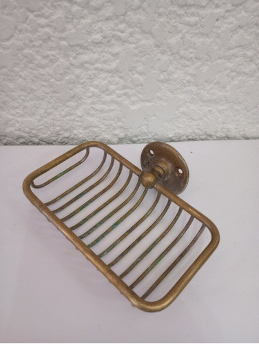 Jabonera De Bronce Antigua 0