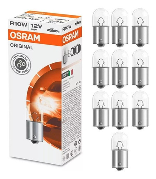 Lâmpada R10w Osram 12v 10w 5008 Halogena Lote 50 Peças 0