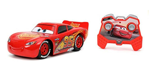 Jada Toys Pixar Cars 1:24 Lightning McQueen RC Remote Control Car
