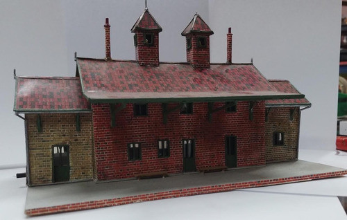 Estación De Trenes Ho Artesanal Z4267 Milouhobbies 0