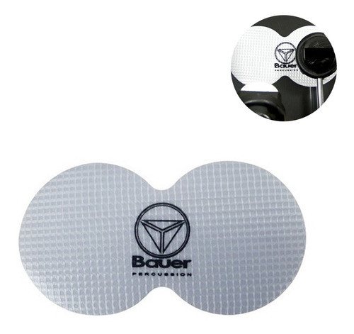 Protetor De Bumbo Para Pedal Duplo Bauer Bau85 0