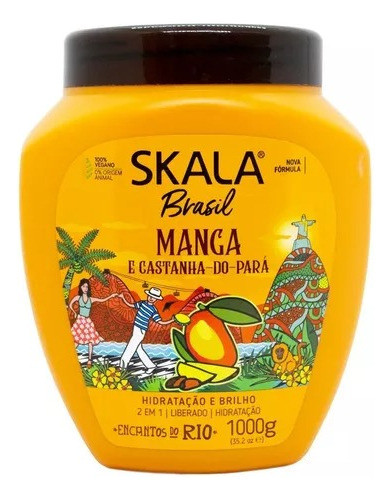 Skala Brasil Mango Máscara Vegana Hidratación 0