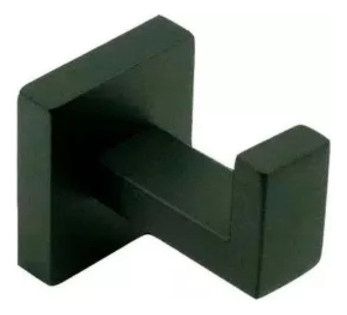 Cabide Gancho Banheiro Eterna Inox Preto Black Italy Line 0
