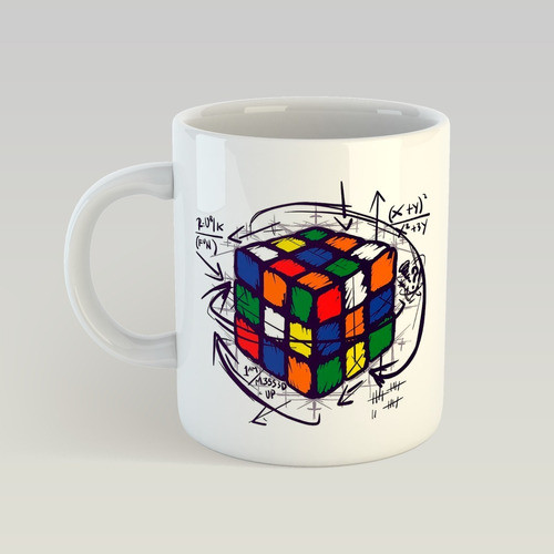 Taza Cubo De Rubik De Plástico 0