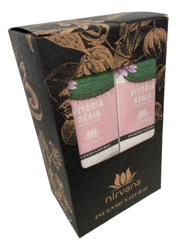 Incenso Nirvana Natural Vitória Régia 12 Caixas C/ 9 Varetas 0