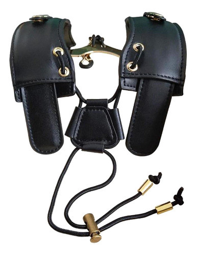 Saxofone Alça De Pescoço Sax Alça De Ombro Couro Macio 0