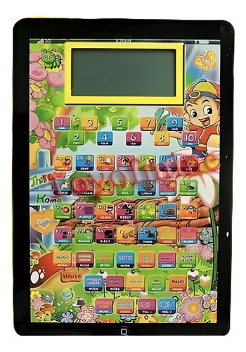 Los Niños Pantalla Lcd Ordenador Inglés Tablet Aprendizaje E 0