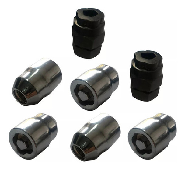 Seguro Rueda Antirobo 5 Tuercas+seg 3 Chevrolet Spin 12/19 0