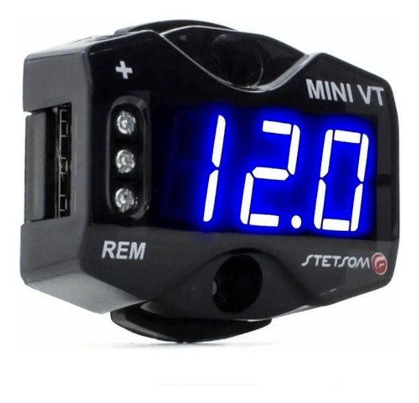 Voltímetro Mini Stetsom Mini Vt Medidor De Bateria Digital 0