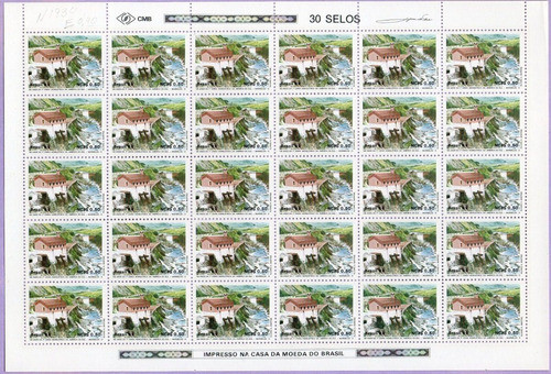 Sello N° 1934 De Brasil En Plancha 0