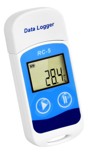 Gravador De Dados De Temperatura Preciso Usb 32000 Pontos Pa 0
