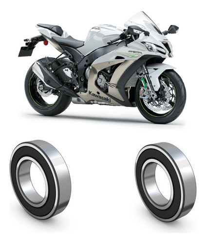 Rolamentos Roda Dianteira Kawasaki Ninja Zx-10r 0