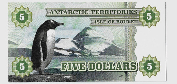 Fk Billete Isla Bouvet Antartida Noruega 5 Dolares 2014 Unc. 0 Fk Billete Isla Bouvet Antartida Noruega 5 Dolares 2014 Unc. 0