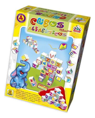 Juego De Mesa Educativo Cubos Alfabéticos Implas 0