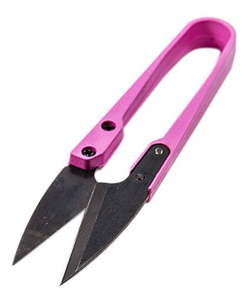 Corta Hilacha Tijerin Unico Con Cuchilla Reafilable | Fucsia 0
