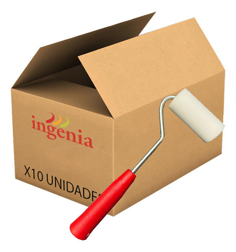 Pack Rodillo Espuma X10 Unidades Ingenia 8cm Mm 0