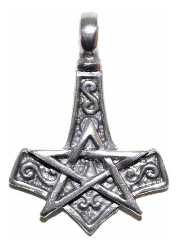 Colgante Martillo Thor Gótico- Estaño 0