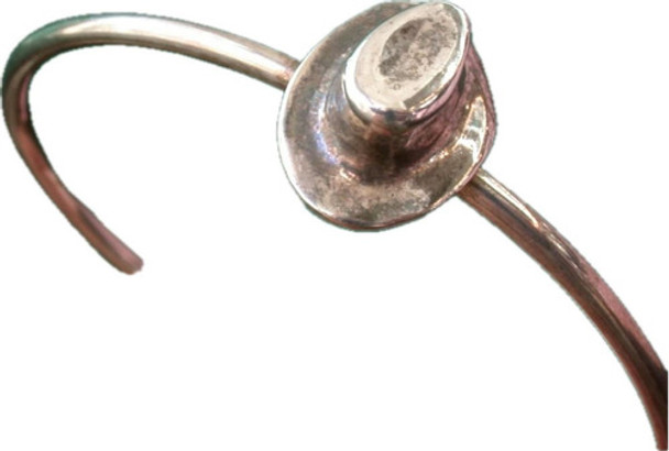 Pulsera Plata 925 Cowboy Unisex Esclava Luli  Ajustable 0