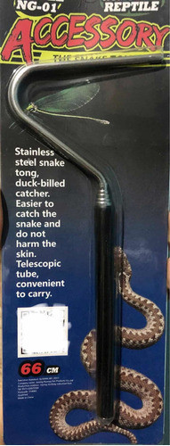 Gancho Telescopico 66cm Para Captura Sujeción De Serpientes 0