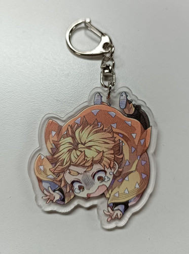 Llavero Acrilico Kimetsu No Yaiba Zenitsu Demon Slayer Anime 0