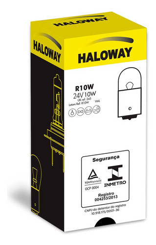 10 Lamparas R10 24 Volts Haloway 0