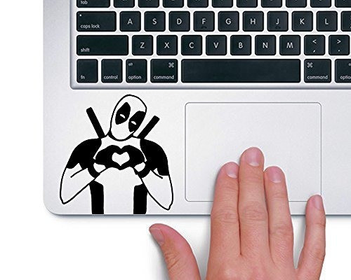 Deadpool Heart Hands Marvel Superhero - Trackpad  Macbo 0