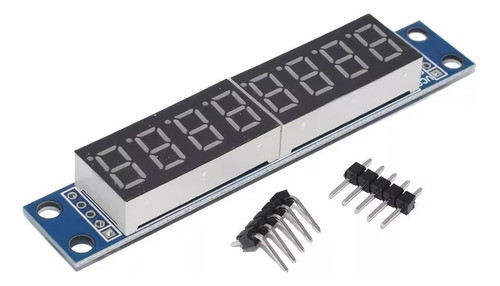 Kit 3 Módulos Display 8 Dígitos Max7219 Fixo 0