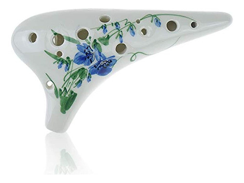 Ocarinawind Pintura A Mano Ocarina De 12 Agujeros, Alto C Oc 0