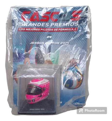 Revista + Cascos De Formula 1 Nº 26 Jenson Button 2014 0
