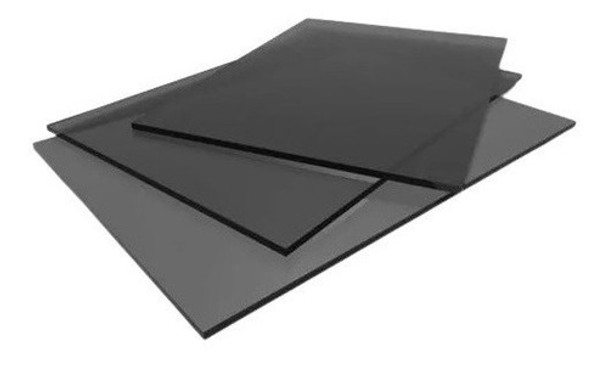 Placa De Acrilico Negro 8mm 183cm X 122cm 0