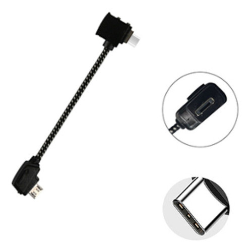 Cabo Rc Para Tipo C Controle Drone Dji Mavic Air Pro Spark 0