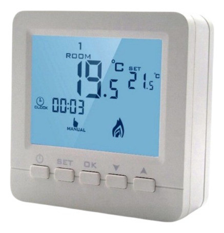 Termostato Ambiente Programable C/botones A Pilas - Caldera 0