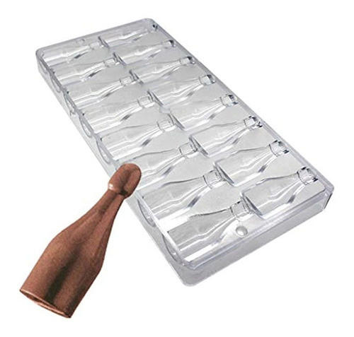 Molde De Chocolate En Forma De Botella De Goldbaking Molde D 0