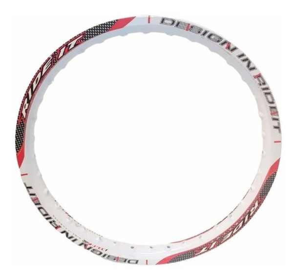 Llanta Ride It 17 - 160 Aluminio Color Blanco - Gkmotos.uy 0