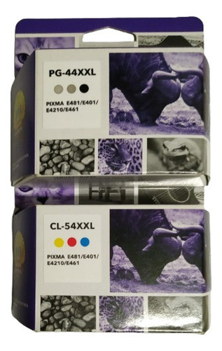 Pack Cartuchos Comp (pg44 + Cl54)xxl P/ Canon E481 E402 E461 0