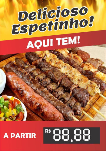 Banner Completo Tema - Churrasco 100x70 0