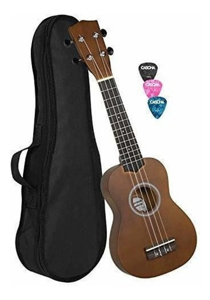 Cascha Eh Ukelele Soprano Con Bolsa De Nailon Negro Y 0