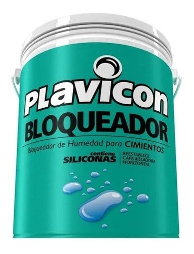 Bloqueador De Humedad Cimientos Plavicon 4l Pint .frias 0