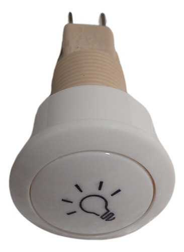Botón Blanco Luz De Horno Cocina Ormay Original 0