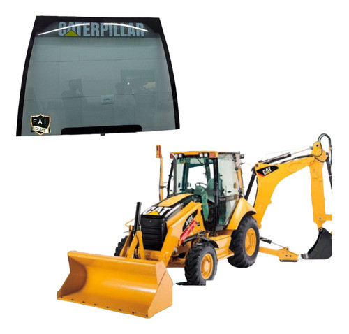 Para Brisa Caterpillar 416e  Laminado 0