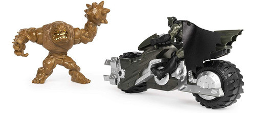 Batcycke Con Figuras Batman 10 Cm - Mosca 0