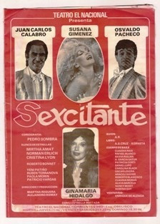 Antiguo Programa De Teatro  Nacional Calabro Gimenez Pacheco 0