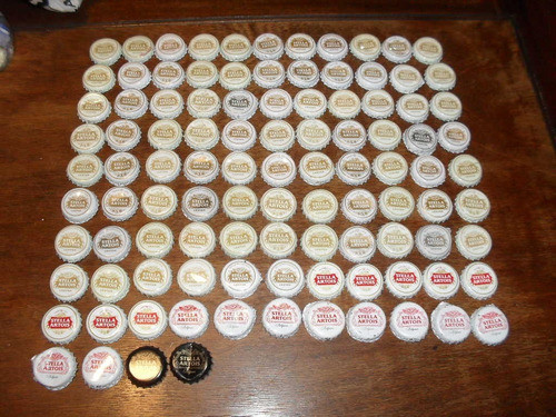 Lote 100 Chapitas Tapitas Stella Artois 0